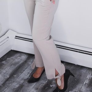 Banana Republic Avery cropped tie ankle trouser